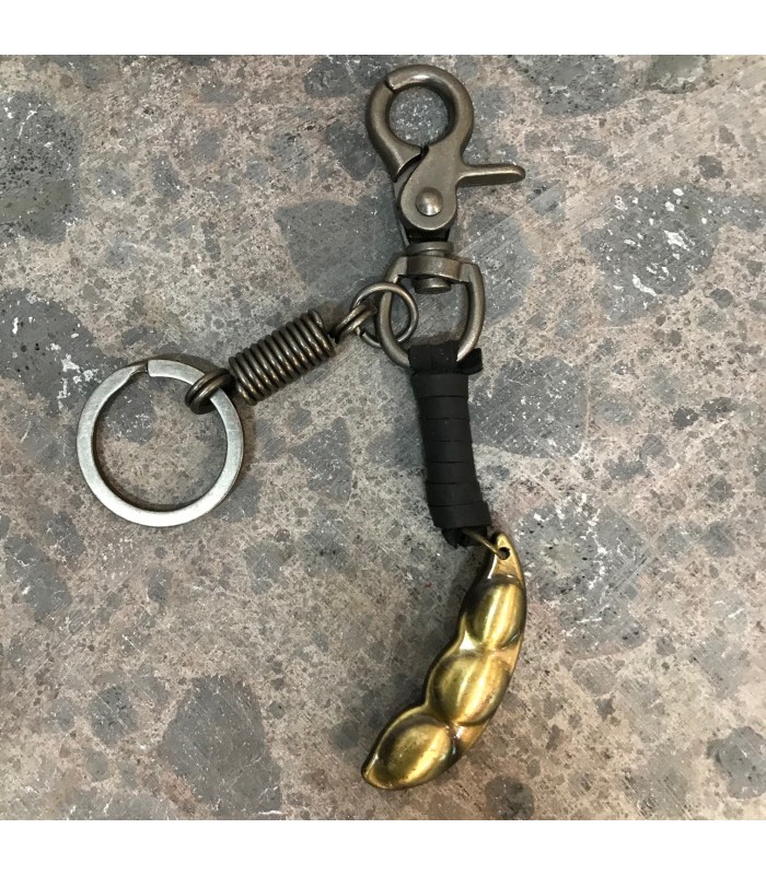 Porte Clefs Camu Bonne fortune Soja  cuir et alliage