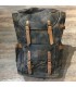 Sac camouflage canvas et cuir haut de gamme