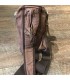 Sac canvas marron et cuir