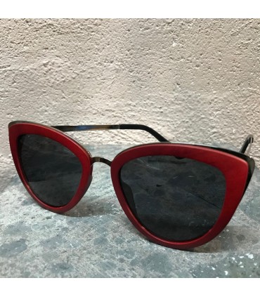 Lunettes en Santal rouge polarisées et son coffret