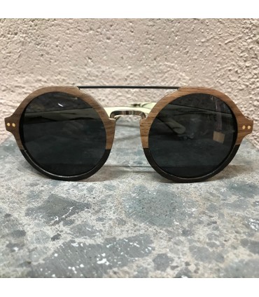 Lunette en bois polarisée et son coffret