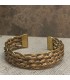 Bracelet en cuivre tressage artisanal