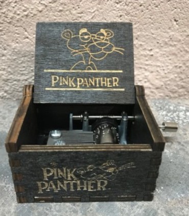 boîte à musique fait-main, mélodie de "pink panther"